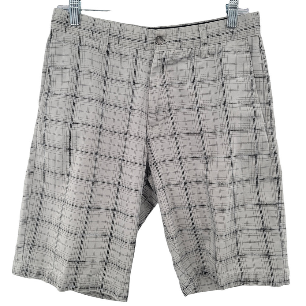 VOLCOM Men's Casual Shorts Size 30 Plaid